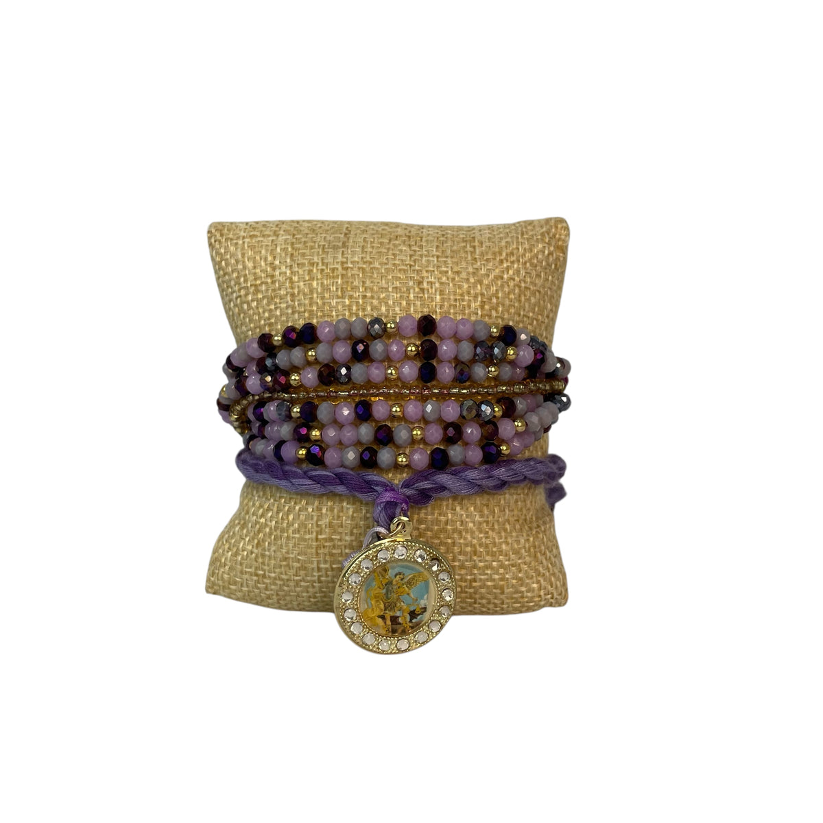 Set Pulsera Lazo Relicario