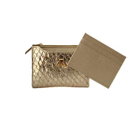 Billetera Duo Dorado Brillante Koi image 1