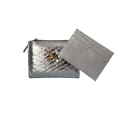 Billetera Duo Plateado Koi image 1