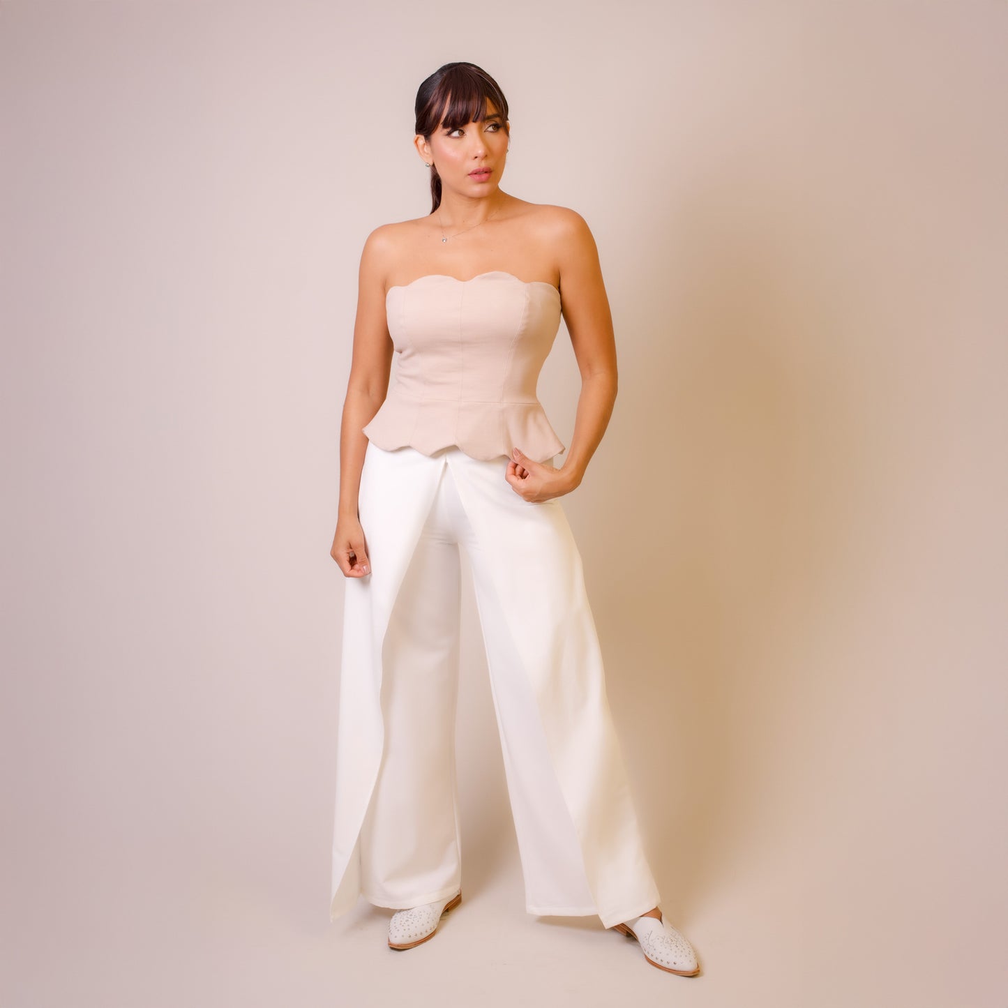 Pantalón Cori<span> - </span>Blanco, L image