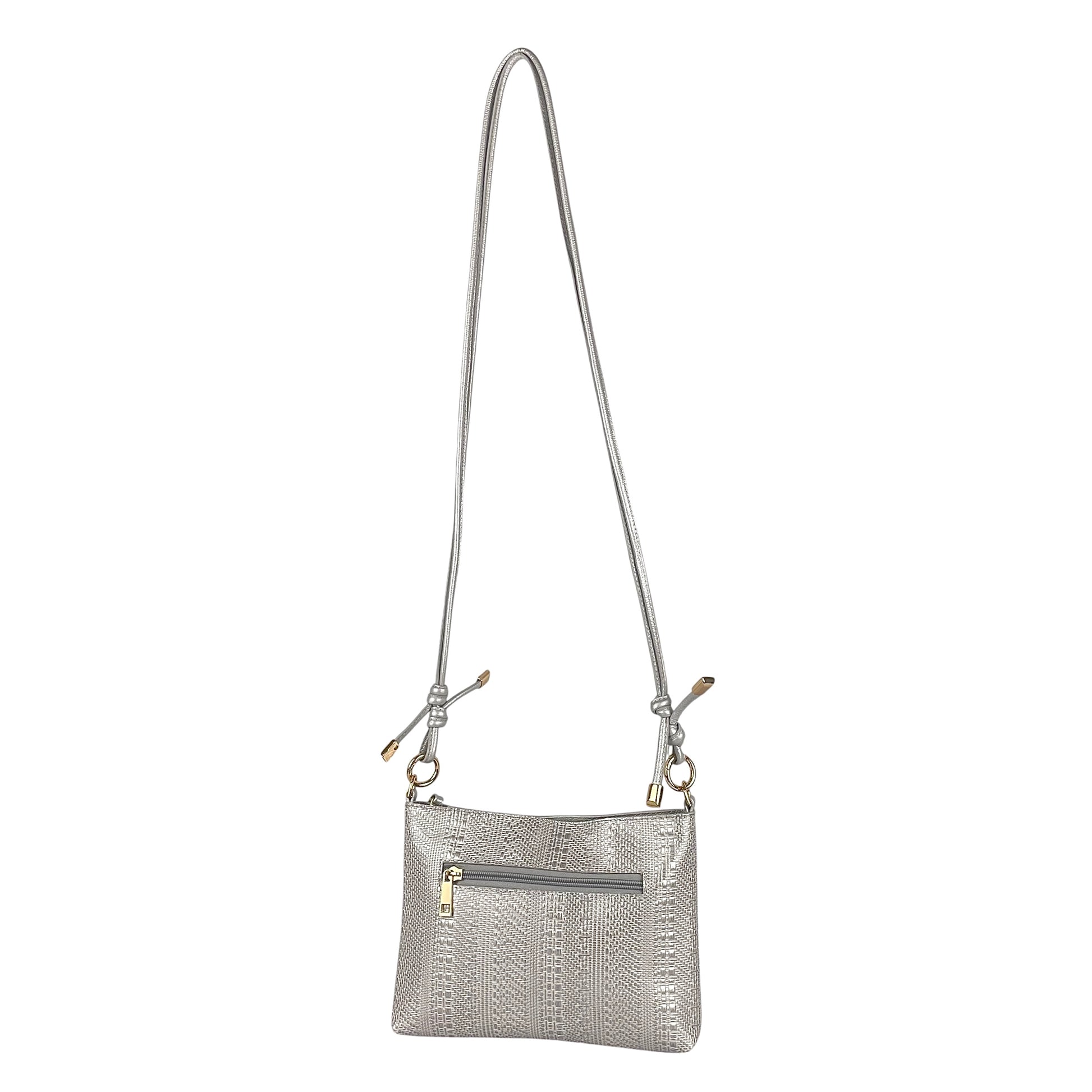 Bolso Alma Plateado Textura Banner image 1