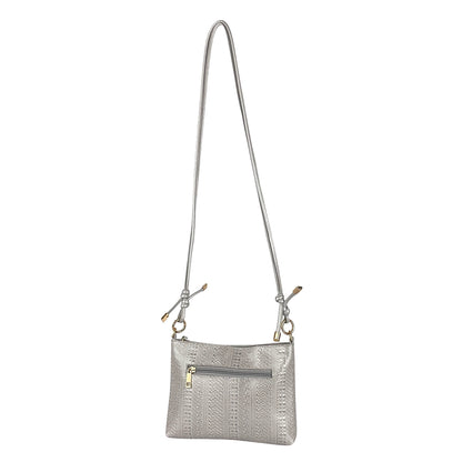 Bolso Alma Plateado Textura Banner image 1