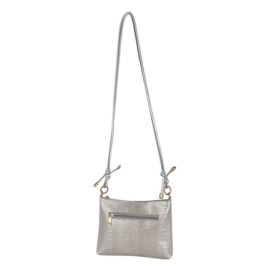 Bolso Alma Plateado Textura Banner image 1