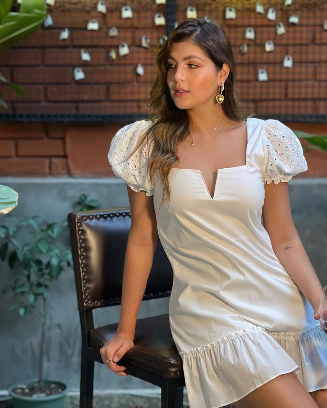 Vestido Meni Hoja Rota image 1