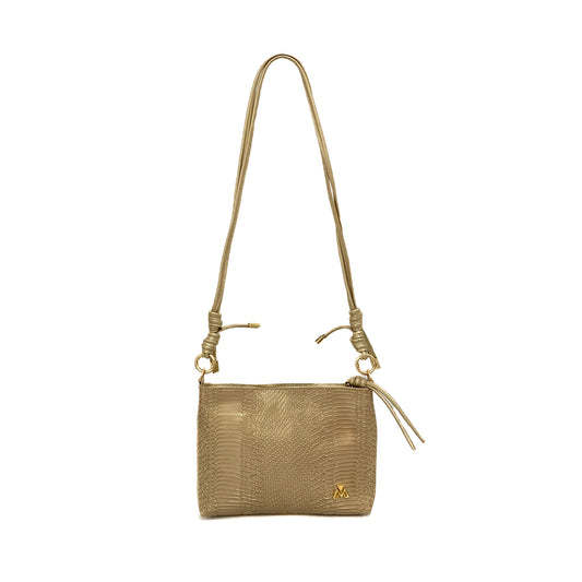 Bolso Alma Dorado Con Textura image 0