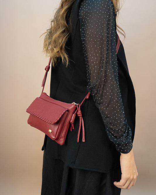 Bolso Bau lll Rojo Cereza