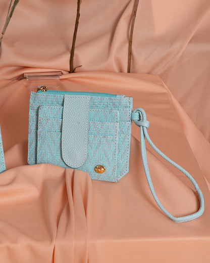 Tarjetero Verde Agua