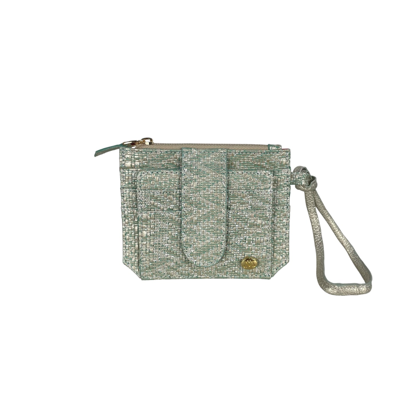 Tarjetero Perlado Verde