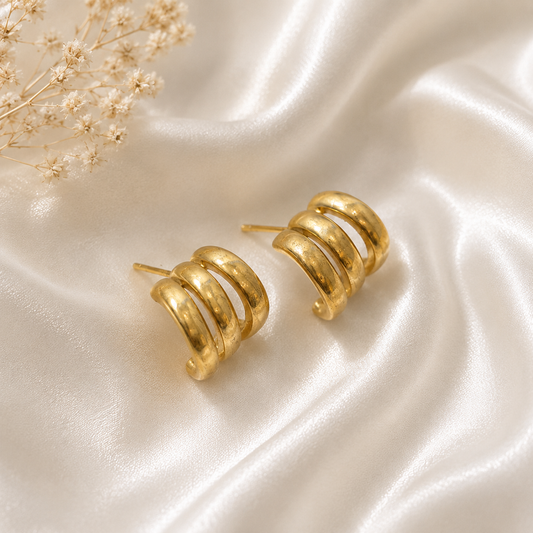 Aretes Tres Argolla
