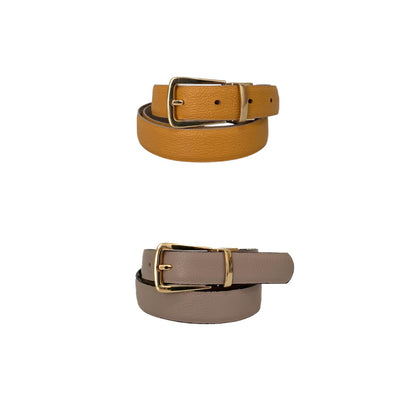 Cinturón Doble Faz Taupe X Arcilla