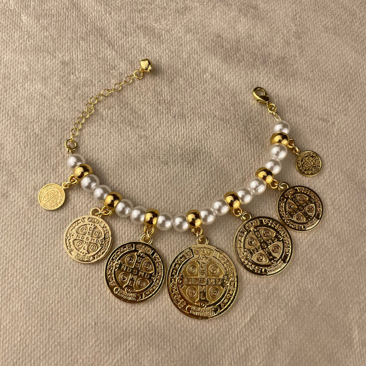 Pulsera De San Benito Perlada