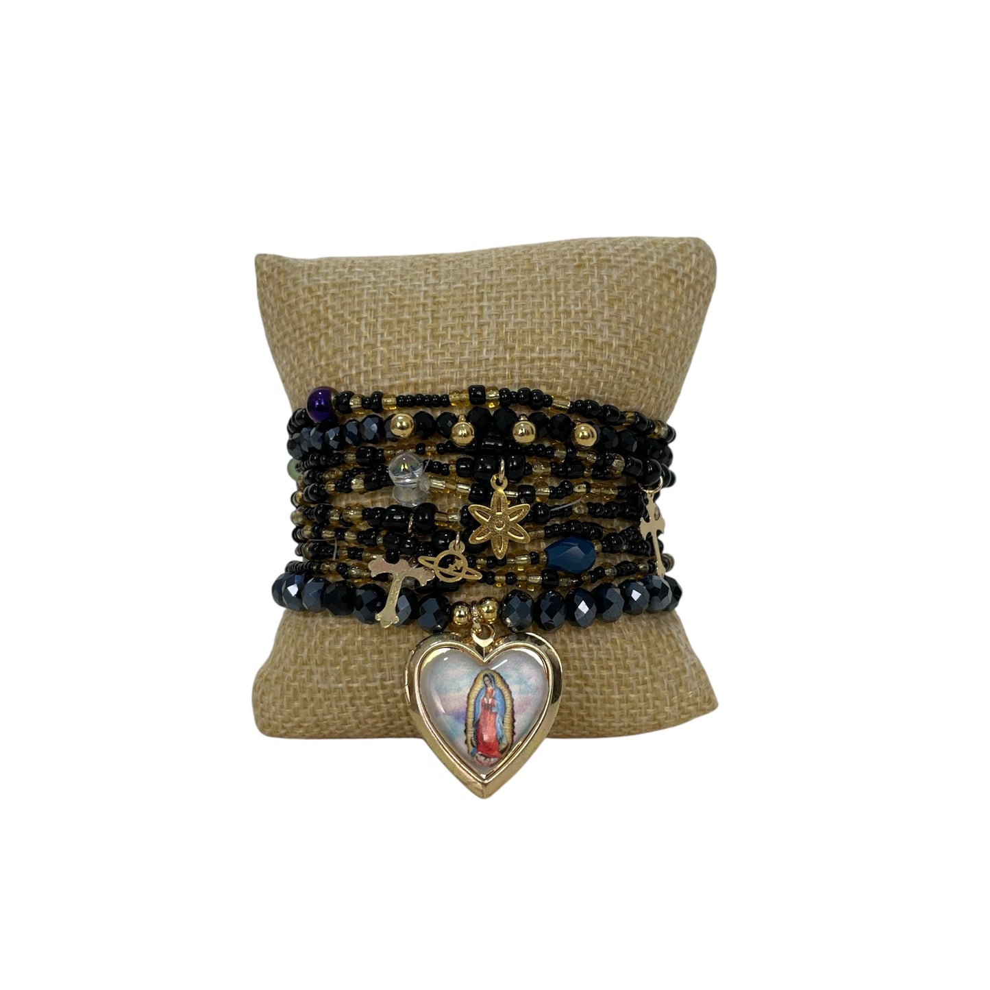 Set Pulsera Relicario Dije Corazón