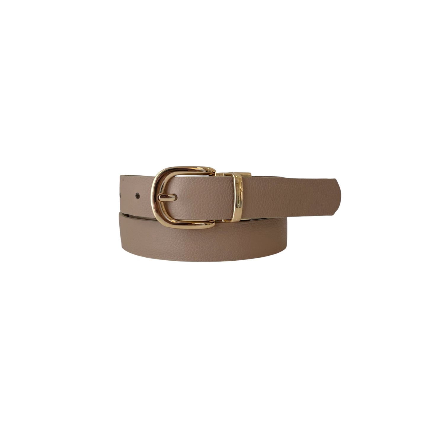 Cinturón Doble Faz Beige X Nude