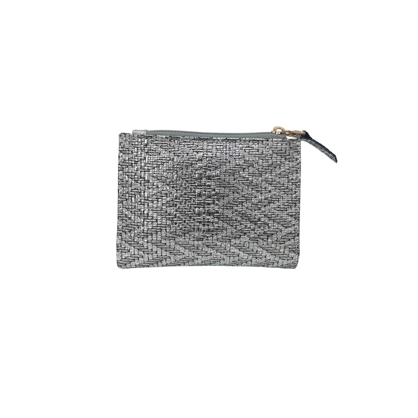 Billetera Duo Plomo Membrillo  Plateado