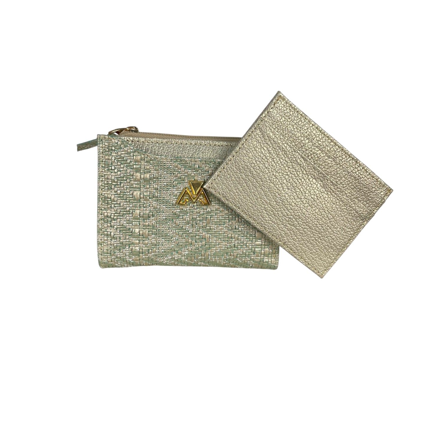 Billetera Duo Perlado  Verde