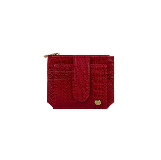 Tarjetero Rojo Banner Sin Muñequera