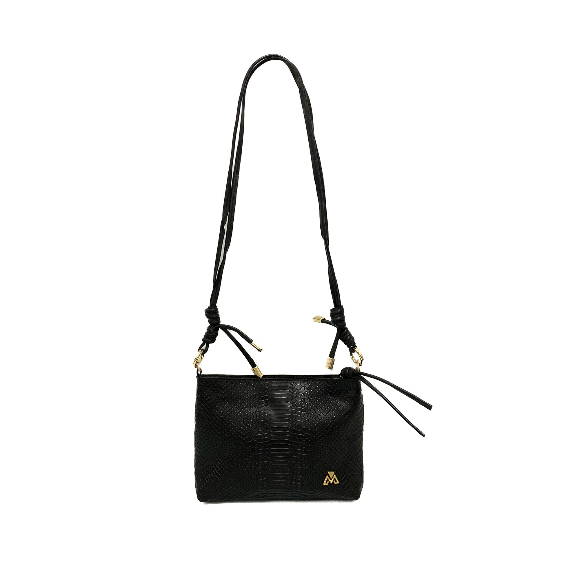 Bolso Alma Negro Con Textura image 0