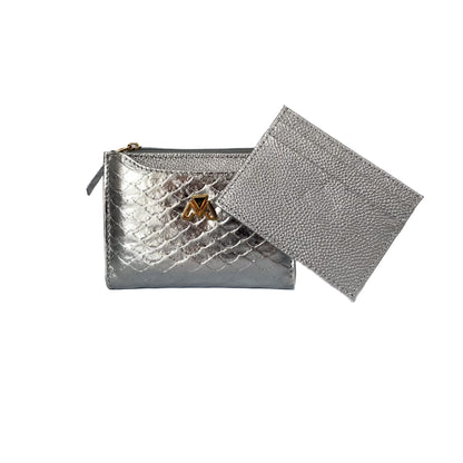 Billetera Duo Plateado Koi image 1