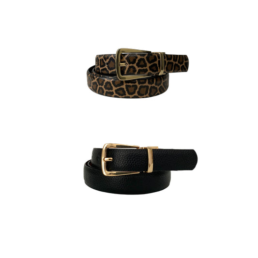 Cinturón Doble Faz Negro X Animal